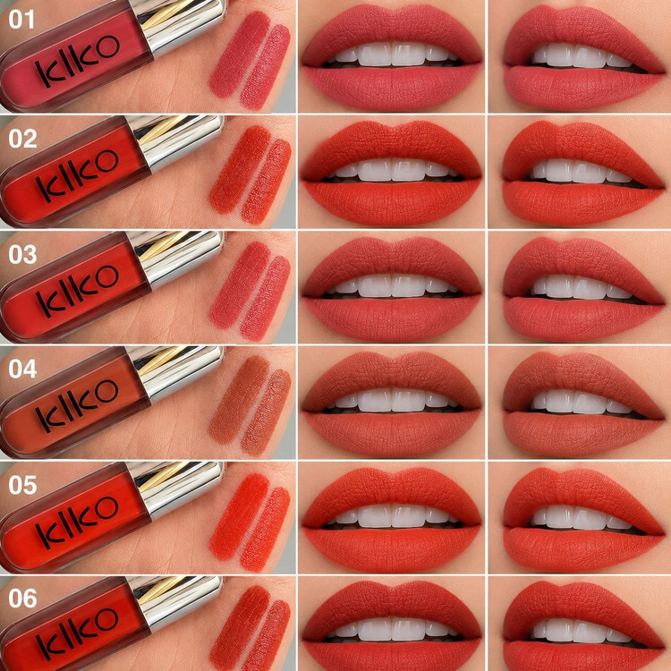 رژ جامد و لیپ گلاس KIKO 💄