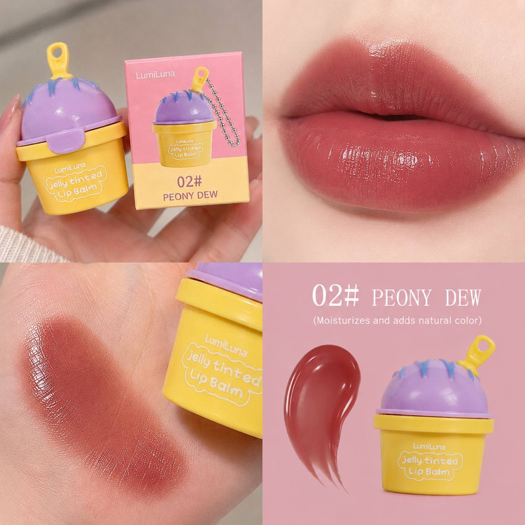 🍧💖 لیپ بالم ژلهای رنگی بستنی 💖🍧