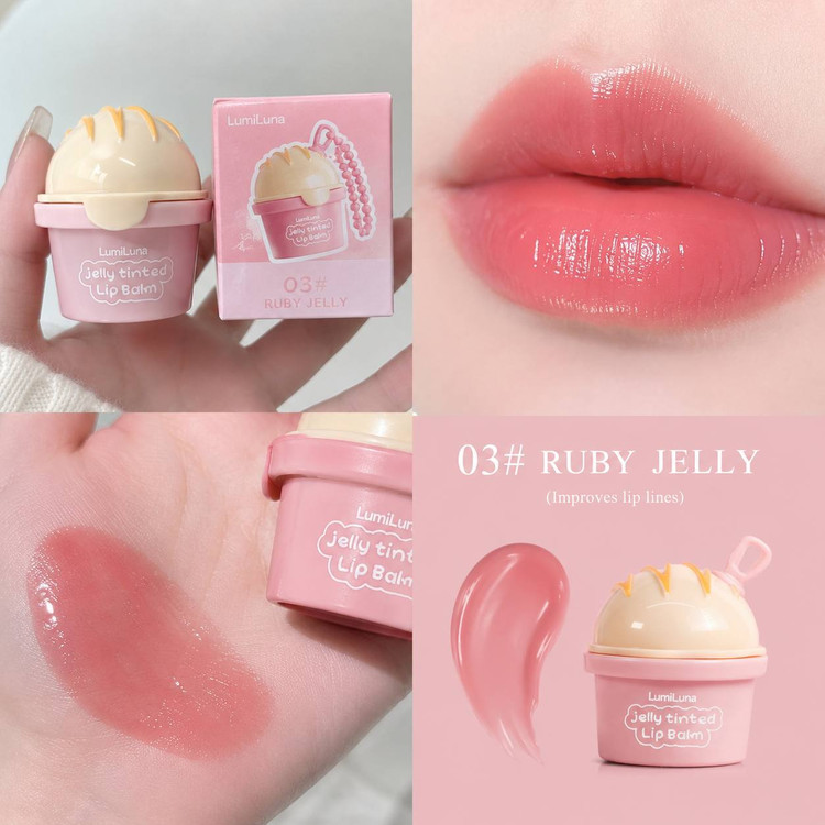 🍧💖 لیپ بالم ژلهای رنگی بستنی 💖🍧