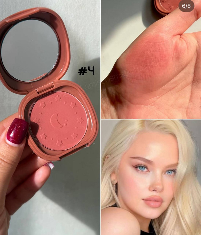 رژ گونه بسیار سبک پینترستی آرتاسکین ماه و ستاره